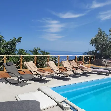 Ferienwohnung Mit Pool Kroatien Mit Meerblick Und Pool Lovran Exterior photo